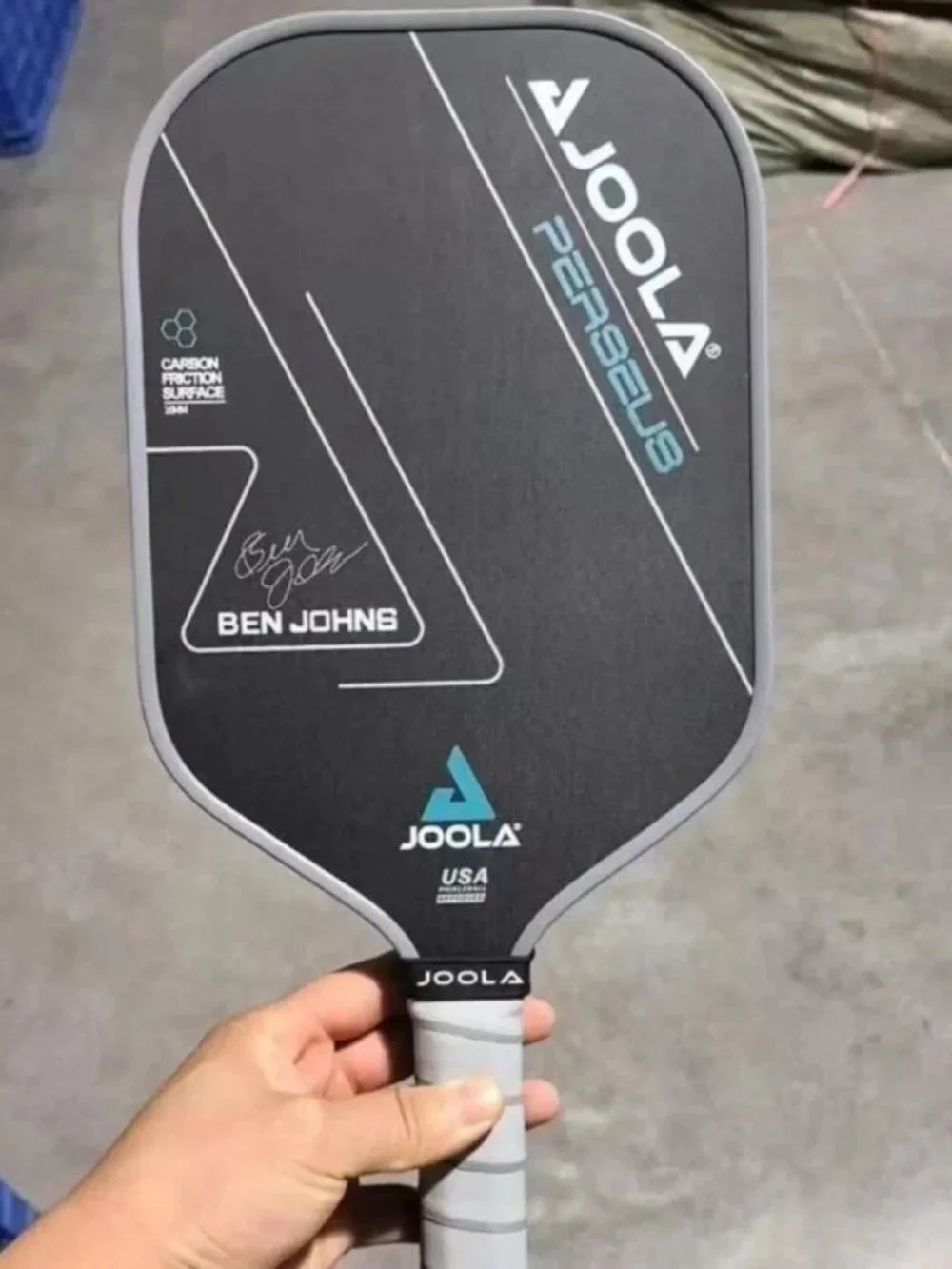 JOOLA Perseus Ben Johns 16mm Carbon Friction Surface Pickleball Paddle New